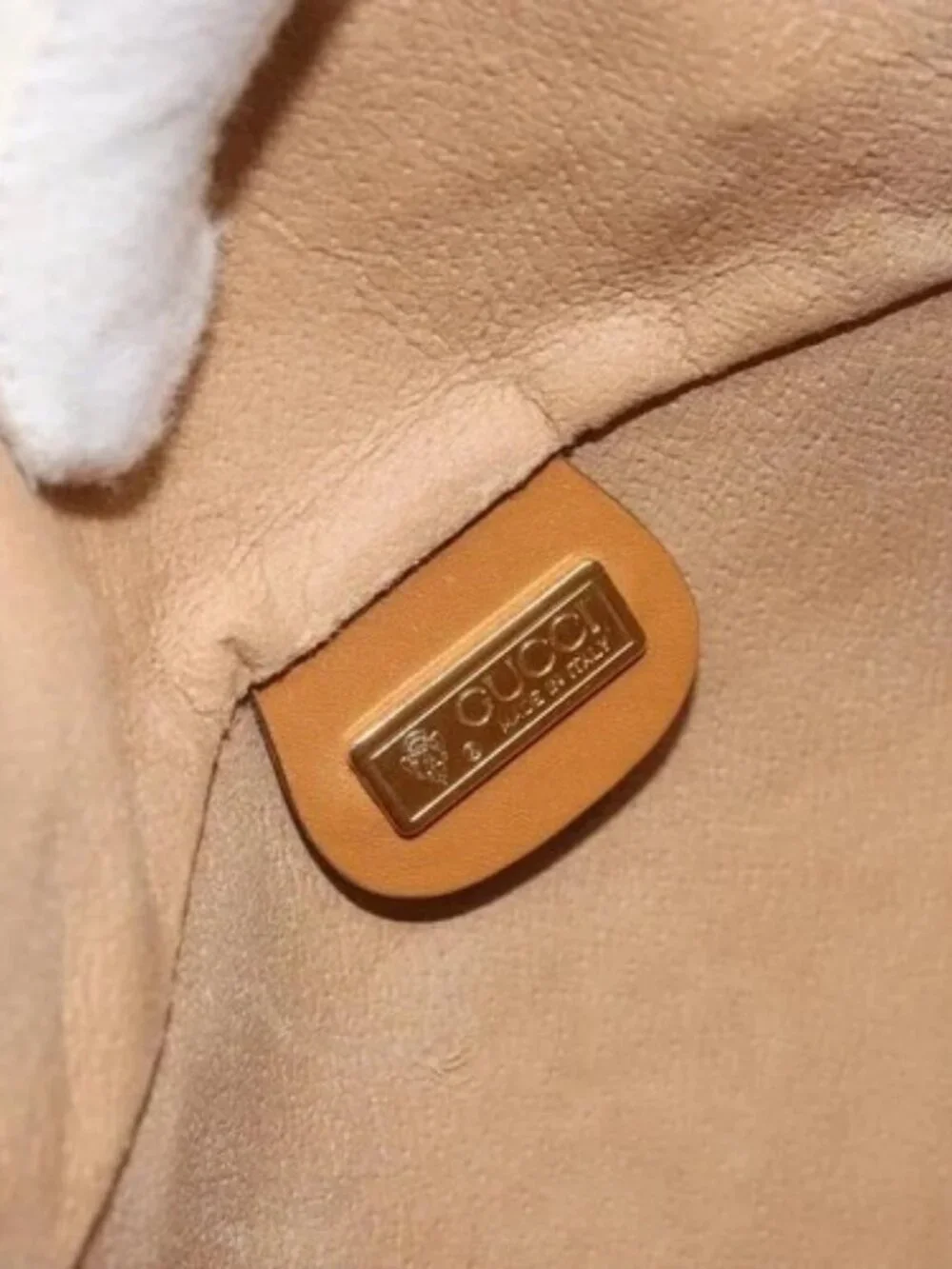 GUCCI Micro GG Supreme Web Sherry Line Bag PVC Beige 001 084 4001 Auth BA9954 - Picture 12 of 15